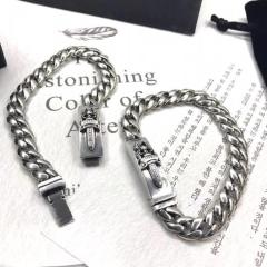 CH Sword Buckle Bracelet 925 Silver