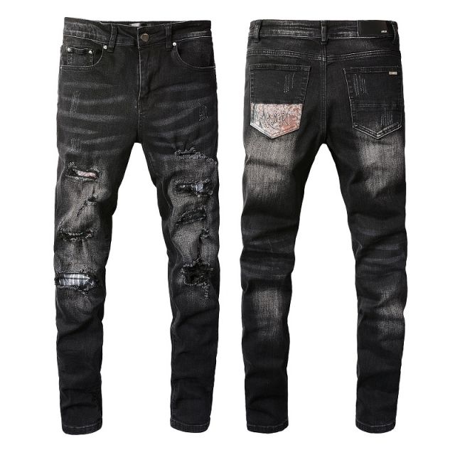 #859 Amiri Destroy Jeans Black Reps Replica Ninjahype Dhgate Repdog ...
