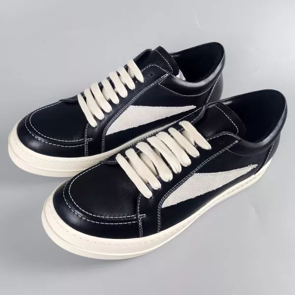 R*ck Οwens “Vans” in a classic Black/White High Top