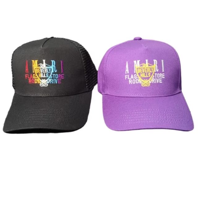 cap black purple