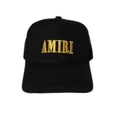 embroidered alphabet cap black