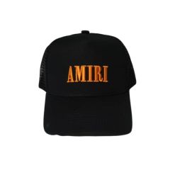 embroidered alphabet cap black