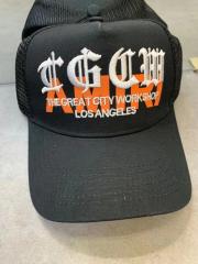 sanskrit cap hat orange blue white black