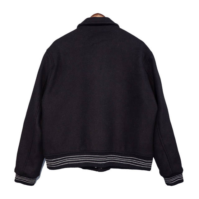 Varsity Bone Sleeve Jacket (Green/Black)