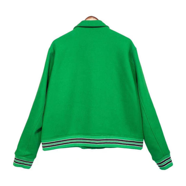Varsity Bone Sleeve Jacket (Green/Black)
