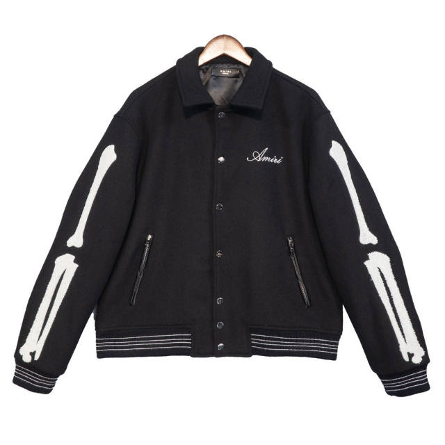 Varsity Bone Sleeve Jacket (Green/Black)