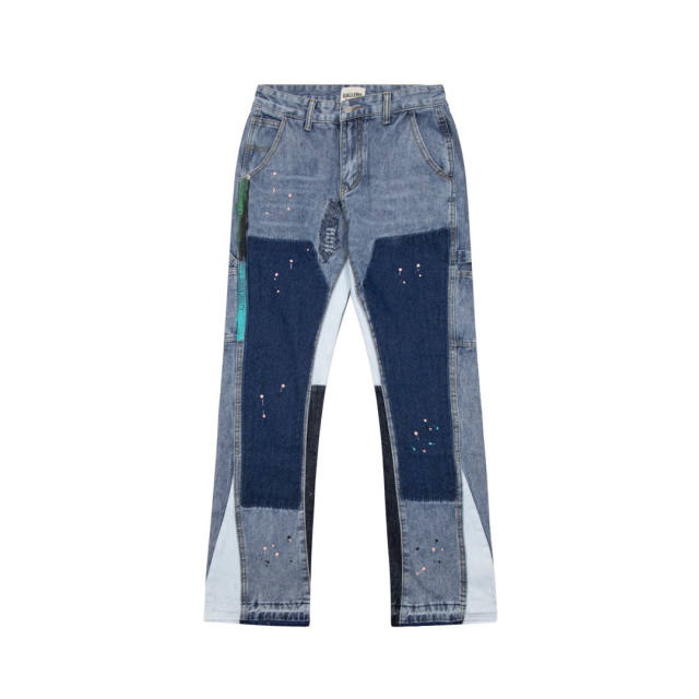 Gallery Dept Painted Vibe Denim Jeans Pants with White Dot