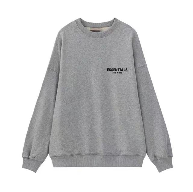 Fog Fear of God Essentials Sweatshirts (Gray/Black)
