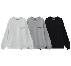 Fog Fear of God Essentials Sweatshirts (Gray/Black)