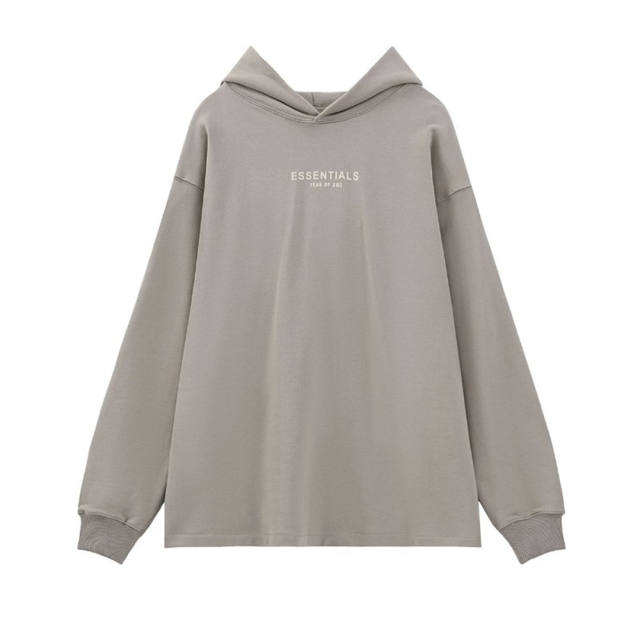 Fear of God FOG Essentials Logo Hoodie (Black/Gray/Olive)