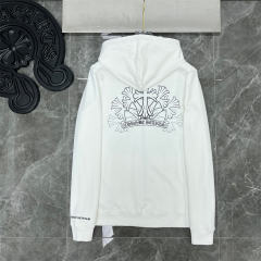 Chrome Hearts Cross Logo Hoodie Black White