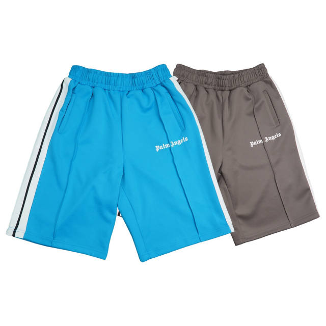 Palm Angels Classic Shorts Blue Grey