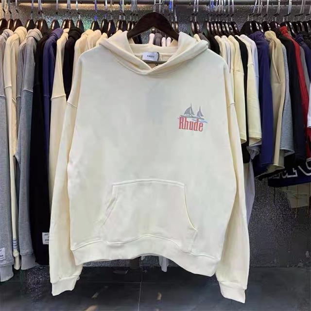 RD manaco sailboat hoodie black beige