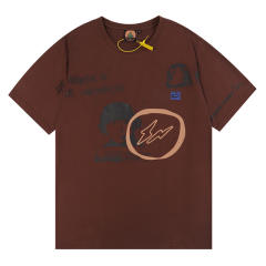 TS cactus jack x fragment tee brown