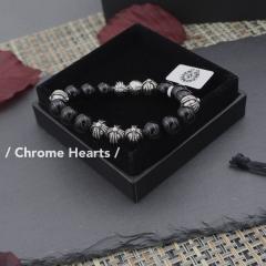 CH Obsidian & 925 Silver Ball Bracelet