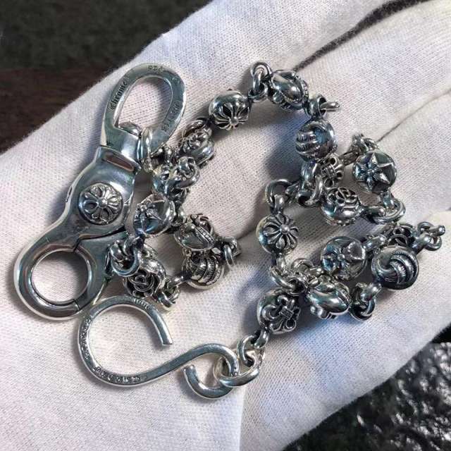Chr0me  Hearts Bag Wallet Chain 925 Silver