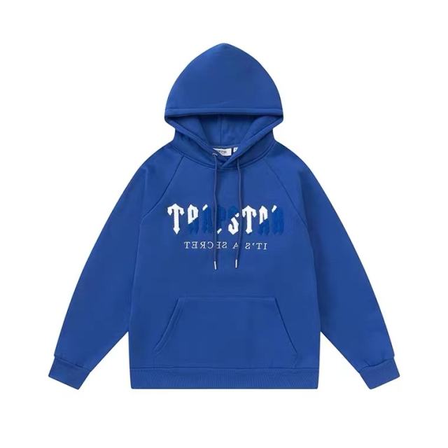 Trapstar London Embroidered Blue Hoodie & Sweatpants Tracksuit