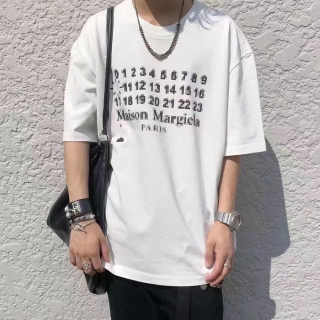 Masion Margiela Mosaic Fonts T-Shirt White