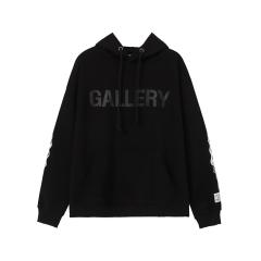 Gallery Dept flame printing hoodie (Black/Grey/Navy Blue)