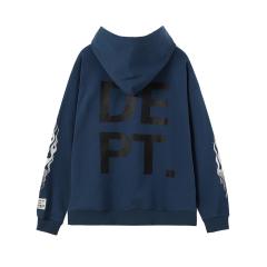 Gallery Dept flame printing hoodie (Black/Grey/Navy Blue)