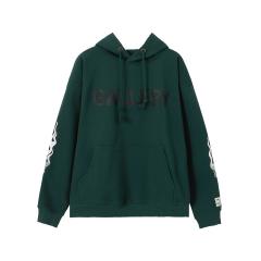 Gallery Dept flame printing hoodie (Black/Grey/Navy Blue)
