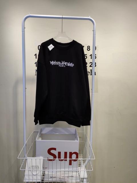 MM6 Maison Margiela x Tommy Cash Embroidery Crewneck Sweatshirt Black