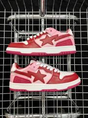 BAPESTA BAPE STA LOW SK8 DUNK Shoes (Pink/Green/Blue)