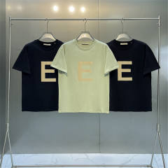 Fog Fear of God Big E Logo Tees T-shirts (Green/Black)