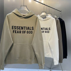 Fog Fear of God Hoodie Beige Olive Gray