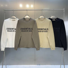 Fog Fear of God Long Sleeve T-Shirts White Olive Black Beige