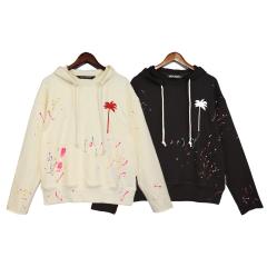 22FW Pink Palm Tree Hoodie (Beige/Black)