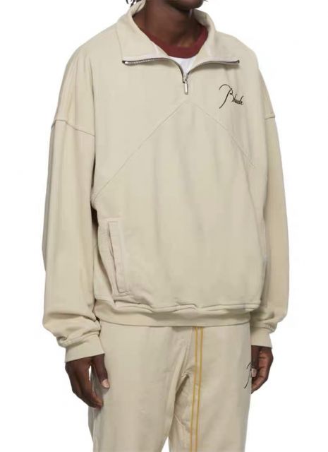 Rhude half zipper crewnck 3 colors