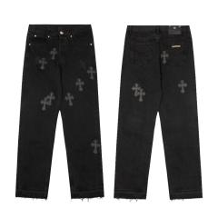 [Best Quality] CH Black Crosses Classic Jeans