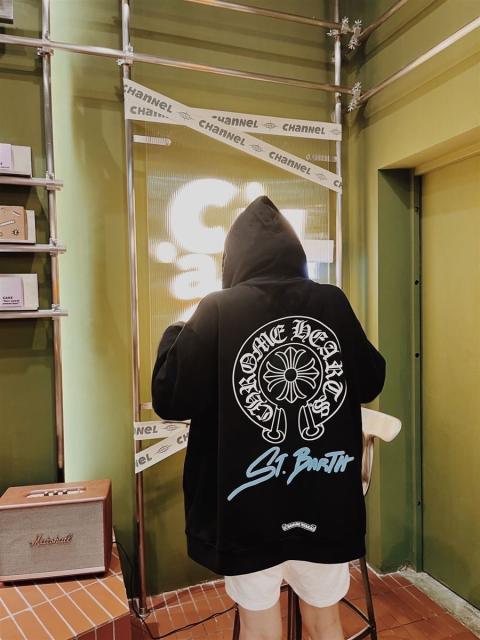 Chr0me Hearts 'ST Barth' zipper hoodie black