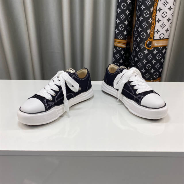 Masion Mihara Yusuhiro MMY Canvas Shoes Black Low