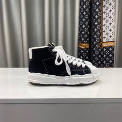 Masion Mihara Yusuhiro MMY BLAKEY Melting Canvas Sole Black Shoes
