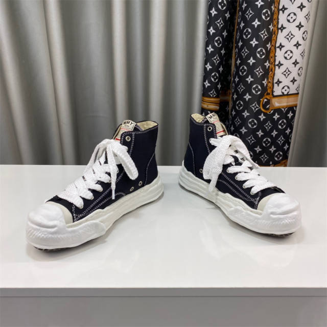 MMY/Maison Mihara Yasuhiro High Sneaker Black Canvas
