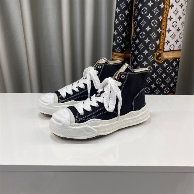 MMY/Maison Mihara Yasuhiro High Sneaker Black Canvas