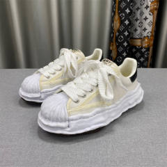 Masion Mihara Yusuhiro MMY Canvas Melting Sole Shoes BeigeLow