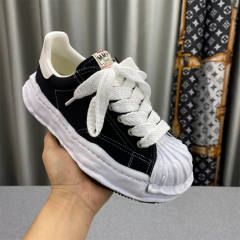 Masion Mihara Yusuhiro MMY Canvas Melting Sole Shoes BeigeLow
