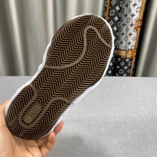 Masion Mihara Yusuhiro MMY Canvas Melting Sole Shoes White Low
