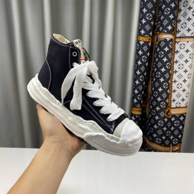 MMY/Maison Mihara Yasuhiro High Sneaker Black Canvas