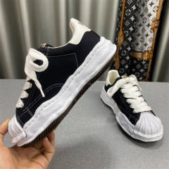 Masion Mihara Yusuhiro MMY Canvas Melting Sole Shoes BeigeLow