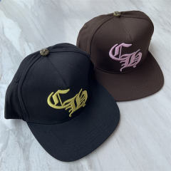 [Special Offer] Chr0me  Hearts CH Embroidered Hat Brown Black