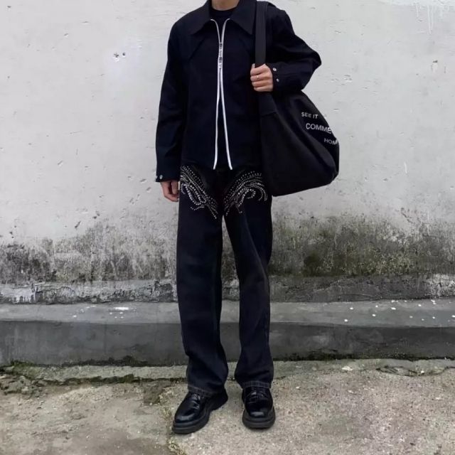 Yproject jeans style 3 black blue
