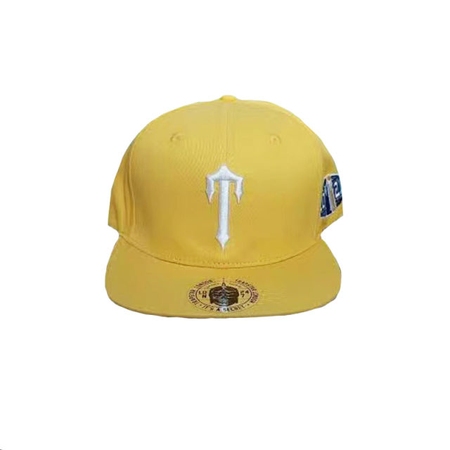Trap Star Embroidered Logo Hat Pink/Blue/Orange/Yellow