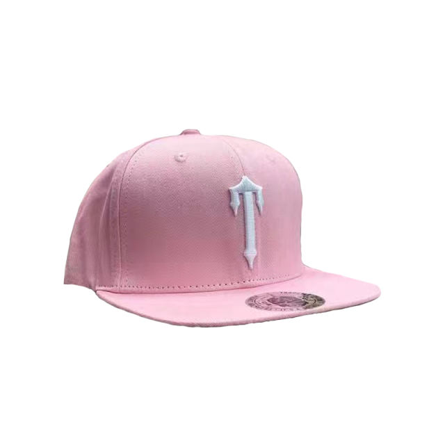 Trap Star Embroidered Logo Hat Pink/Blue/Orange/Yellow