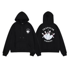 Trapstar bowling hoodie black