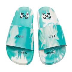 Off White Marble Green Sandals/Slides Women Men