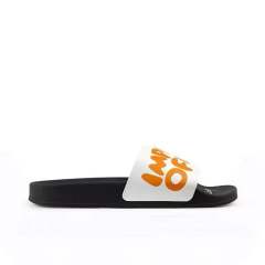 Off White Impression Orange White Sandals/Slides